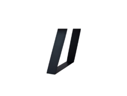 Tischgestell Stahl TGFe schwarz Trapez